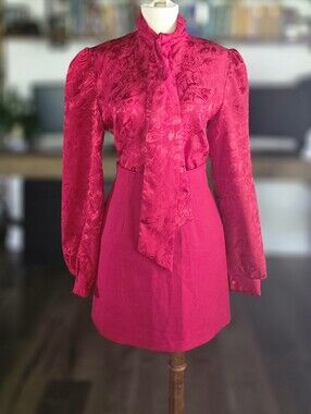 Vintage Ellen-D Tie Blouse